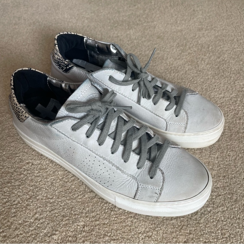 P448 Gray and White Sneakers